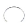 Bracelet jonc flexible 56mm en argent 925 x 1pc