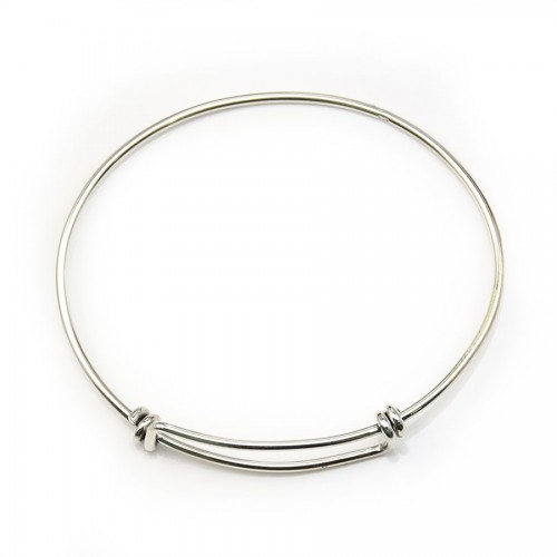 925 sterling silver  60mm flexible x 1pc
