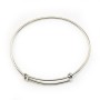 Argent 925 bracelet réglable 60mm x 1pc