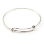 Argent 925 bracelet réglable 60mm x 1pc