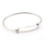 Argent 925 bracelet réglable 60mm x 1pc