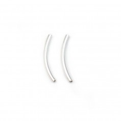 Tube 20x1.6mm en Argent 925 x2