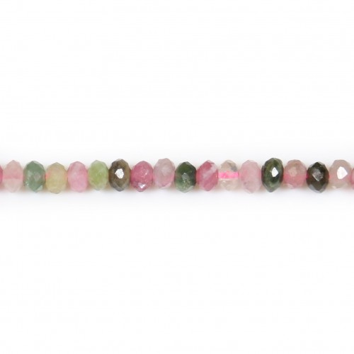 Tourmaline Rondelle Facette