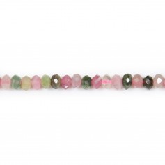 Tourmaline Rondelle Facette