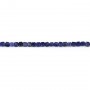 Sodalite, en forme de cube facette 2mm x 40cm