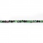 Rubis zoisite, en forme de cube facette 2mm x 40cm