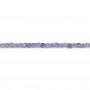 Tanzanite, en forme de cube facette 2mm x 40cm