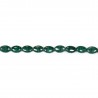 Malachite ovale 8x12mm x 40cm