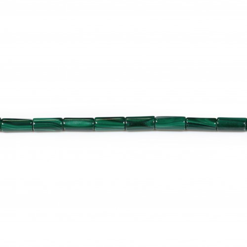 Malachite tube 4x6 mm x 40cm
