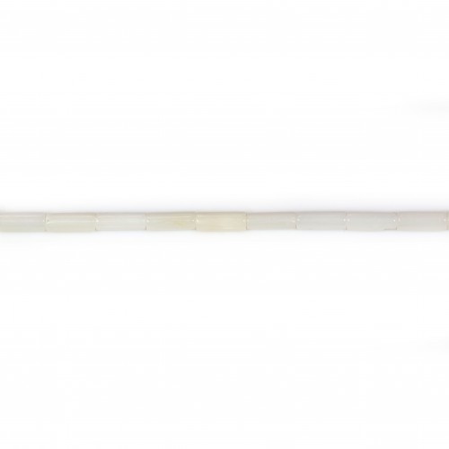 Sea bamboo white tube  2x4mm x 40cm 