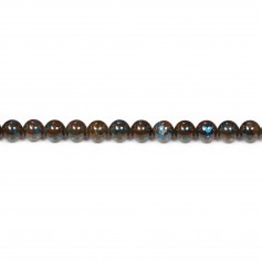 Chrysocolle rond 6mm x 40cm