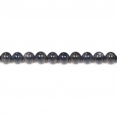 Chrysocolle rond 6mm x 40cm