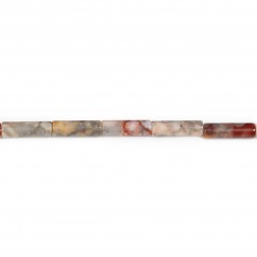 Crazy agate tube 4x13mm x 40cm