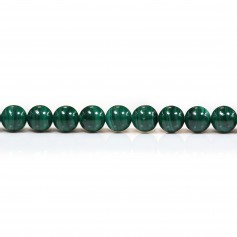 Malachite ronde 8mm x 40cm
