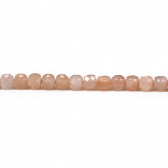 Multicolored tourmaline, in round and flat faceted shape, 4mm x 40cm