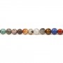Mixed stone round 4mm x 40cm