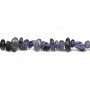 Iolite in form chips x 40cm