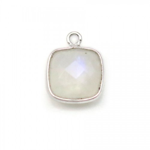 Treated Saphir Round 17mm set in Gold Plated Silver