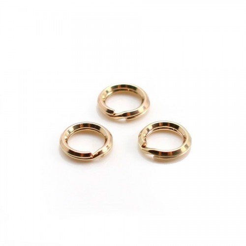 14K Gold filled Split Rings 5.2mm x 10pcs