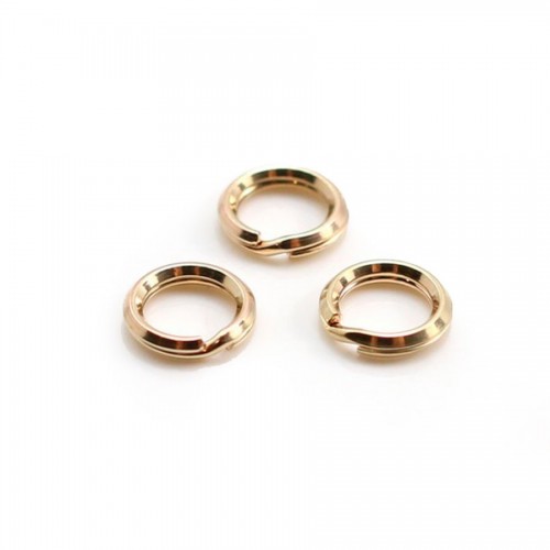 14K Gold filled Split Rings 5.2mm x 10pcs