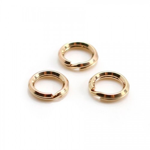 14K Gold filled Split Rings 5.2mm x 10pcs