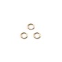 ANNEAUX SOUDE 0.64X4MM GOLD FILLED 14 CARAT 1.45G50pcs|