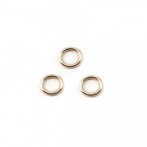 ANNEAUX SOUDE 0.76X5MM GOLD FILLED 14 CARAT 1.55G50PCS