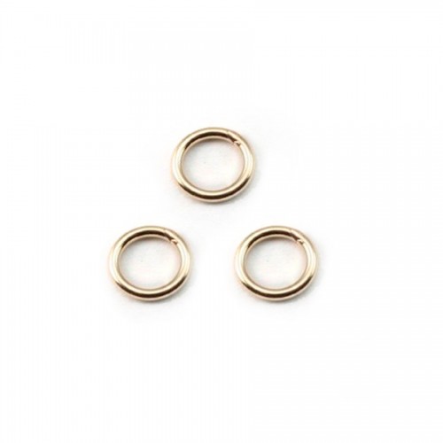 ANNEAUX SOUDE 0.76X5MM GOLD FILLED 14 CARAT 1.55G50PCS