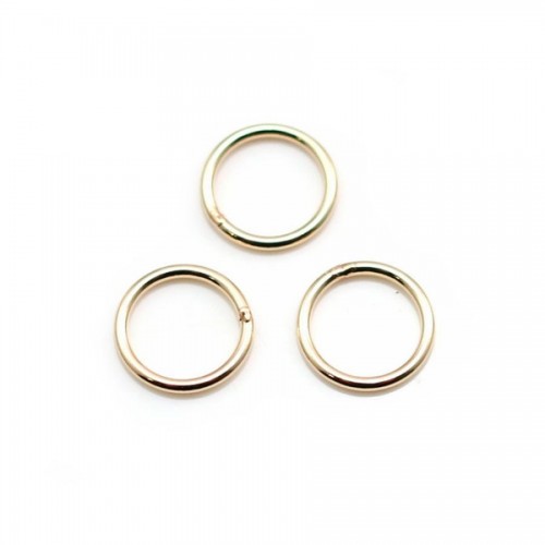14k gold filled rings 7mm x 5pcs