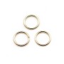 Anneaux soudé en gold filled 14 carats 7mm x 5pcs