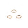 Anneau ovale ouvert 0.64X3.5X5.3mm Gold Filled 14 carats x 10 pcs