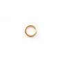 Anneau ouvert 0.64X5mm Gold Filled 14 carats X10pcs