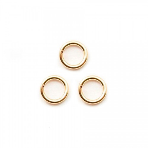 14K Gold filled jumprings open 0.64X5mm x 10 pcs