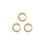 Anneau ouvert 0.64X5mm Gold Filled 14 carats X10pcs