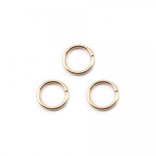 ANNEAUX OUVERT 0.76X7MM GOLD FILLED 14 CARAT 2.4G30PCS
