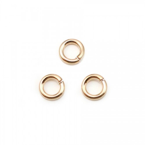14k gold filled jump ring  5x1.0mm x 5pcs