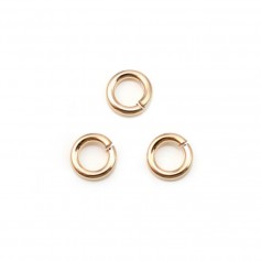 Anneaux ouvert en gold filled 14 carats 5x1.0mm x 5pcs