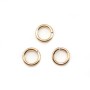 Anneaux ouvert en gold filled 14 carats 6x1.0mm x 4pcs