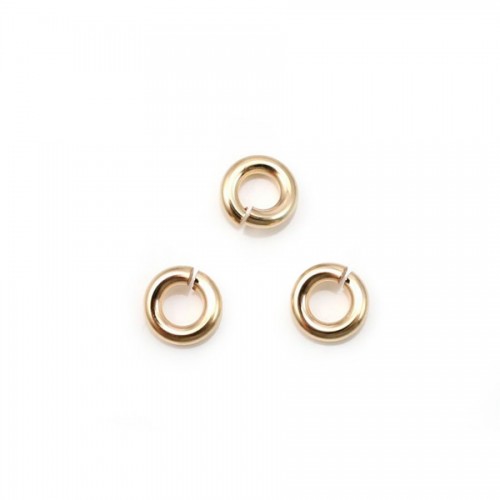 14k gold filled jump ring  4x1.0mm x 6pcs