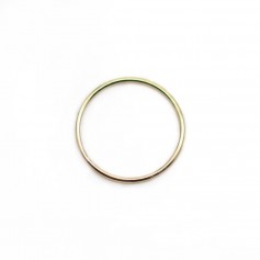 Anneaux soudé en gold filled 14 carats 1.0x20mm x 1pc