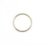 Anneaux soudé en gold filled 14 carats 1.0x20mm x 1pc