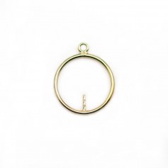 Breloque ronde 15x0.7mm, en gold-filled x 1pc