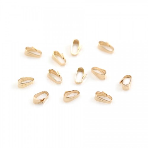 Bélière simple en gold filled de 14 quilates 2.2 x 5.3mm x 4pcs
