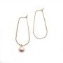 Boucles d'oreilles 17x40mm en gold filled 14 carats x 2pcs