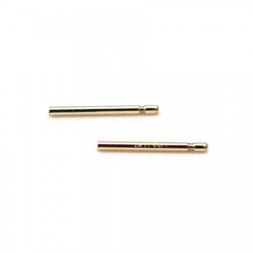Post pour boucles d'oreille, en gold filled 14 carats, 0.76 * 9.5mm x 10pcs