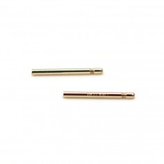 Post pour boucles d'oreille, en gold filled 14 carats, 0.76 * 9.5mm x 10pcs