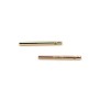 Post pour boucles d'oreille, en gold filled 14 carats, 0.76 * 9.5mm x 10pcs