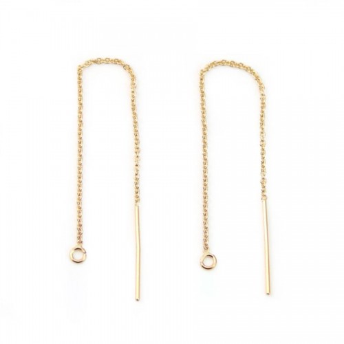 Crochet d'oreilles 0.76mm Gold filled 14 carat 20mmx 2pcs