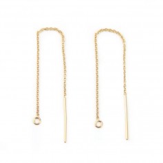 Crochet d'oreilles 0.76mm Gold filled 14 carat 20mmx 2pcs