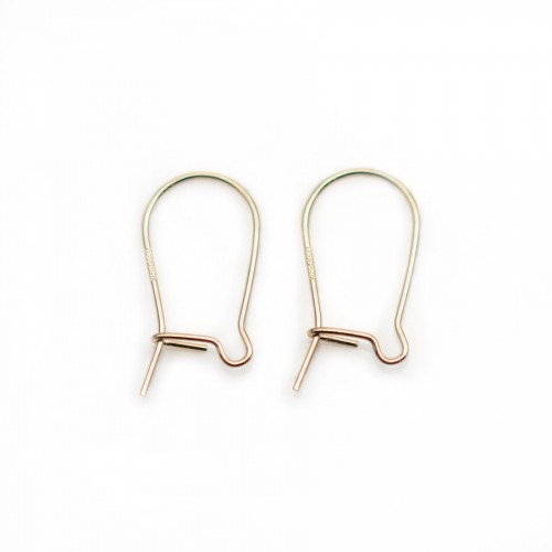 Dormeuse 8x16x0.51mm, en gold-filled 14 carats x 4pcs